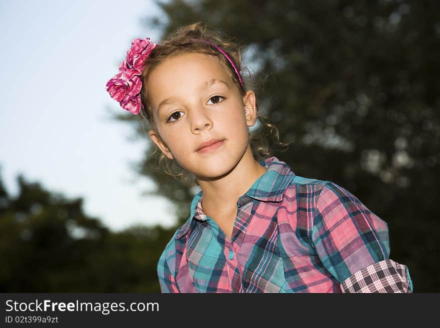 Little Girl in the park.