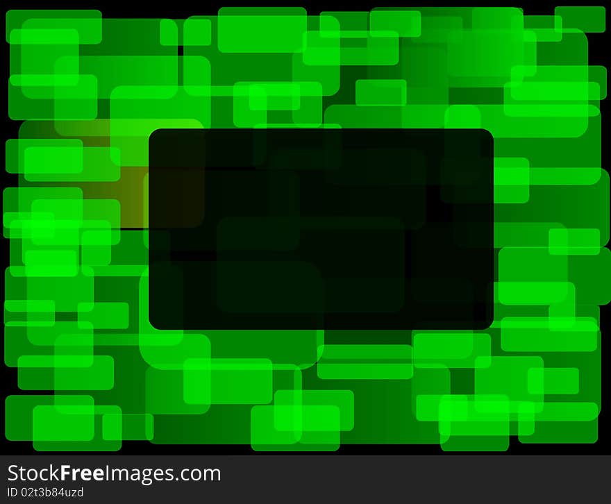 Green abstract background. Vector illustration. Green abstract background. Vector illustration