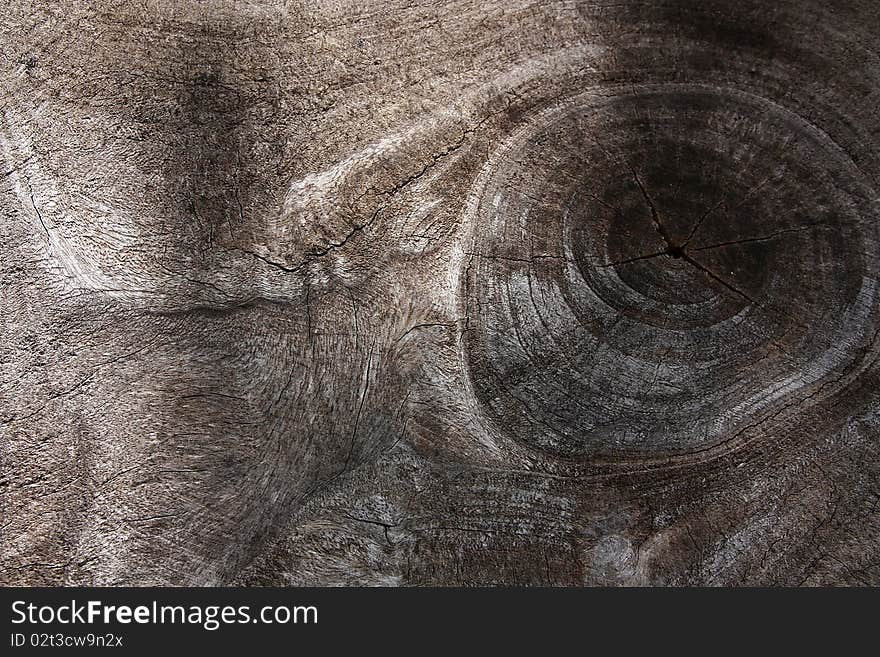 The eye of wood