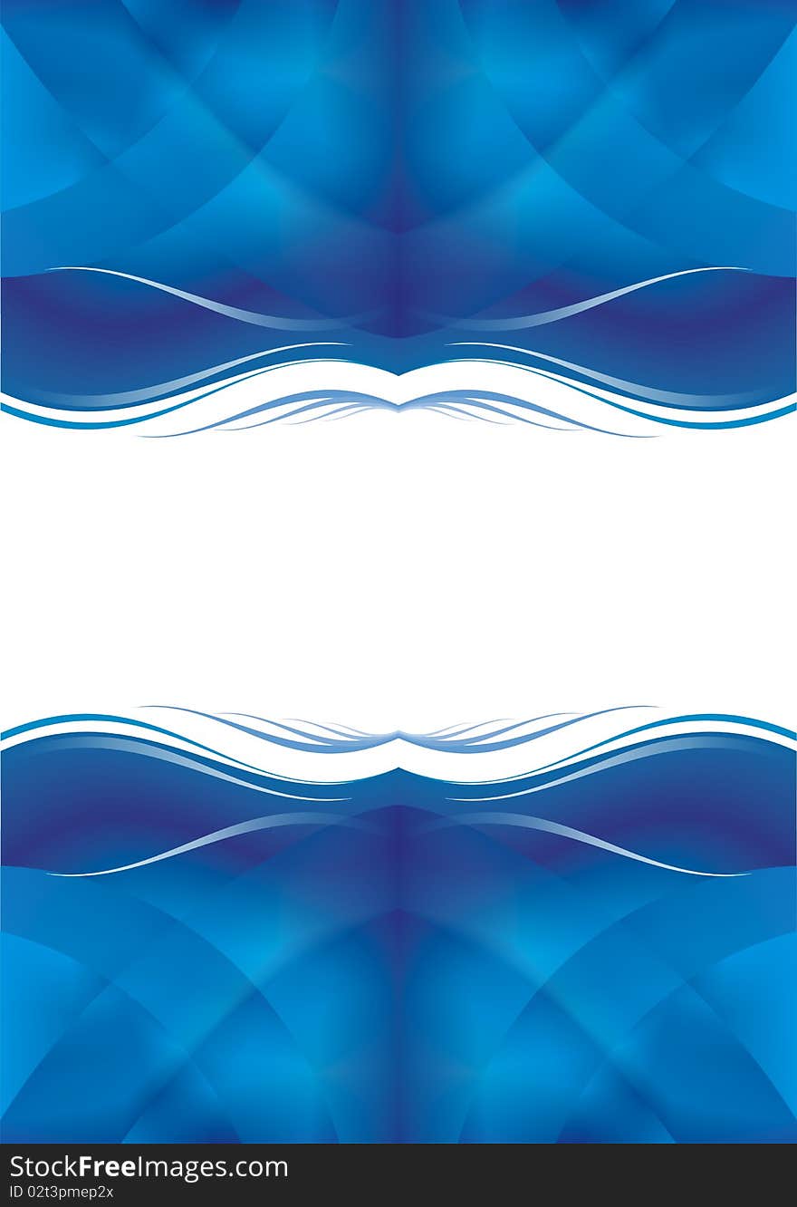 Abstract background blue and white