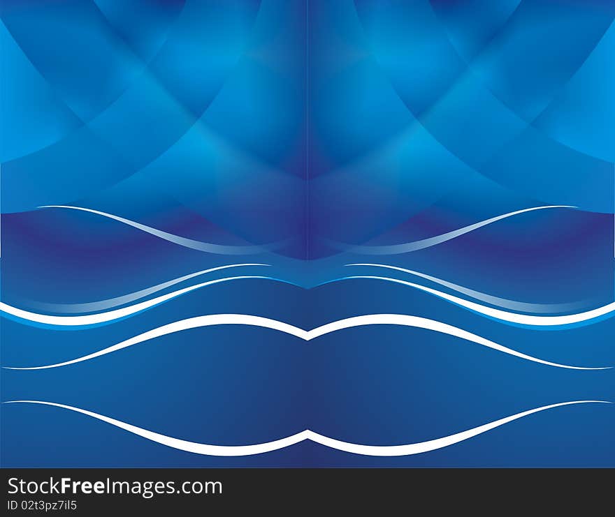 Abstract background blue and white