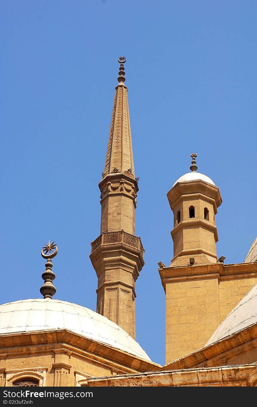 Scenery of a famous islamic mosque in Cairo, Egypt