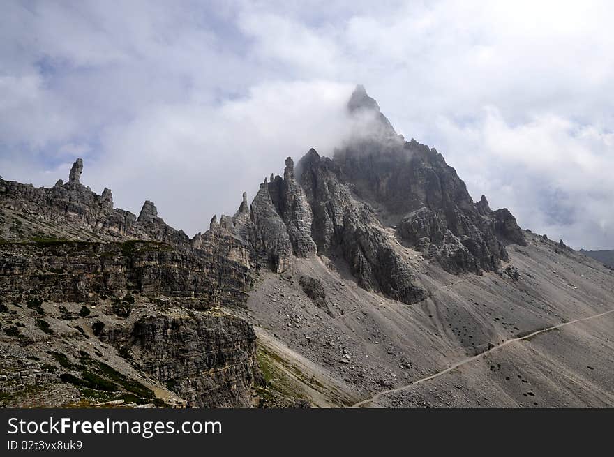 Landscape Dolomites - Monte Paterno