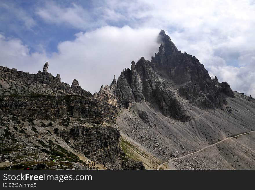 Landscape Dolomites - Monte Paterno