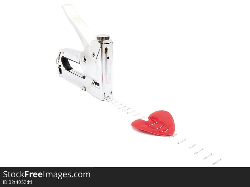 Stapler And Heart.