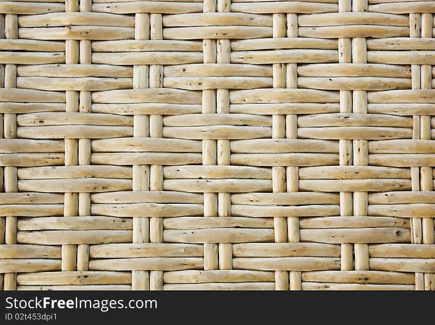 Brown wicker texture as background