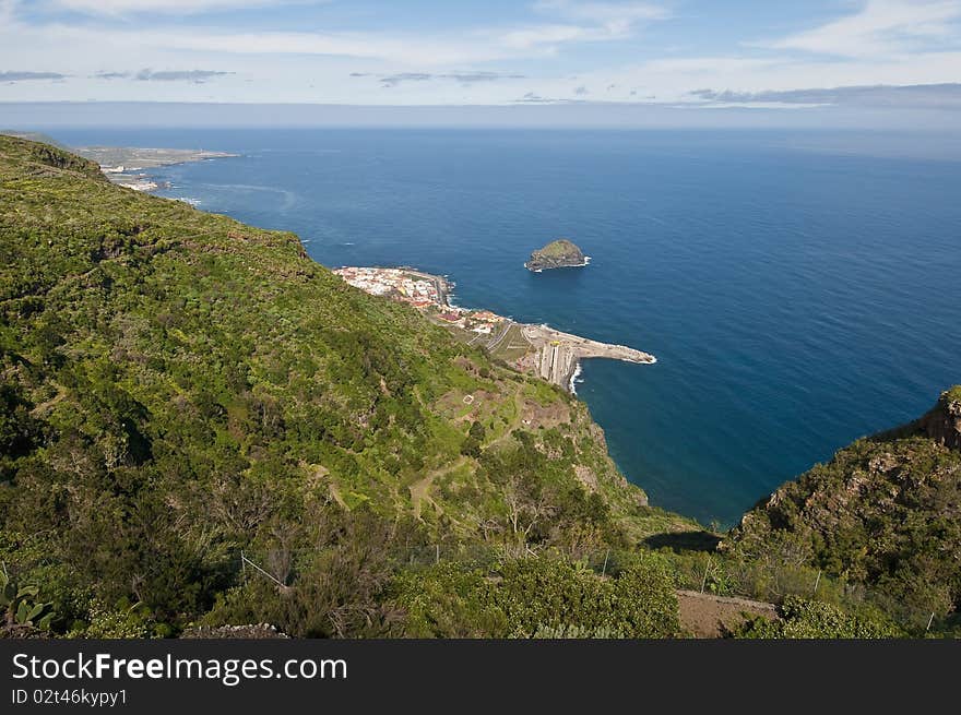 Roque de Garachico at Tenerife Island