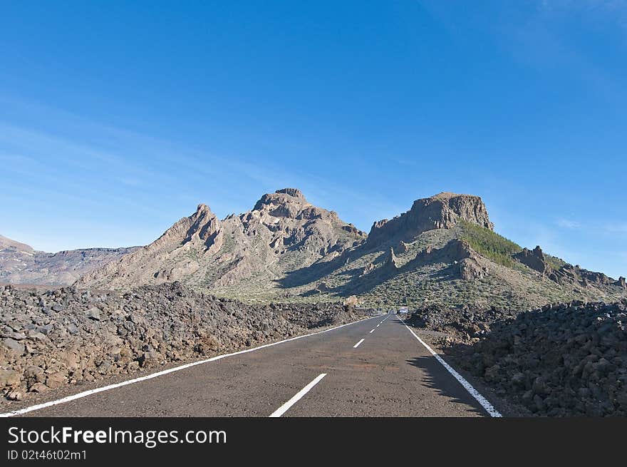 Samarra volcanic region near Mount Teide, Tenerife Island. Samarra volcanic region near Mount Teide, Tenerife Island