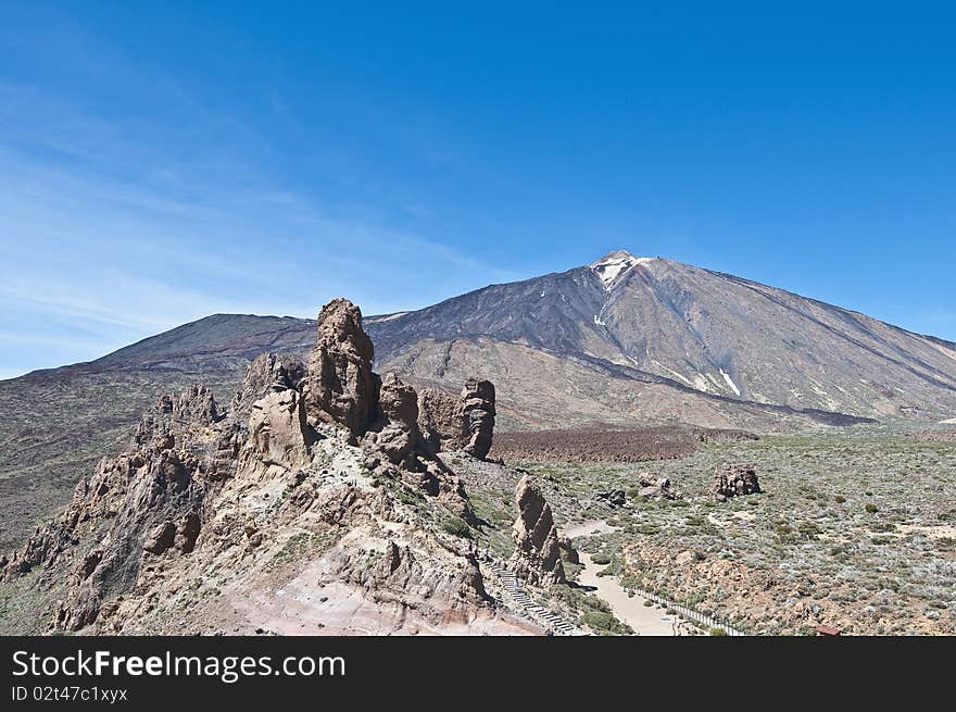 Las Canadas del Teide Valley. Las Canadas del Teide Valley