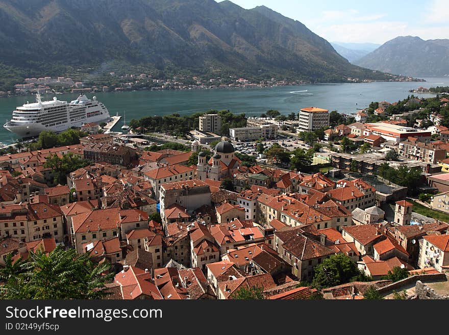 Bay of Kotor, Montenegro in Summer