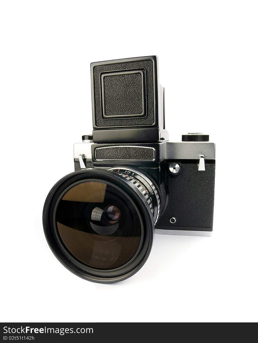 Vintage medium format film camera