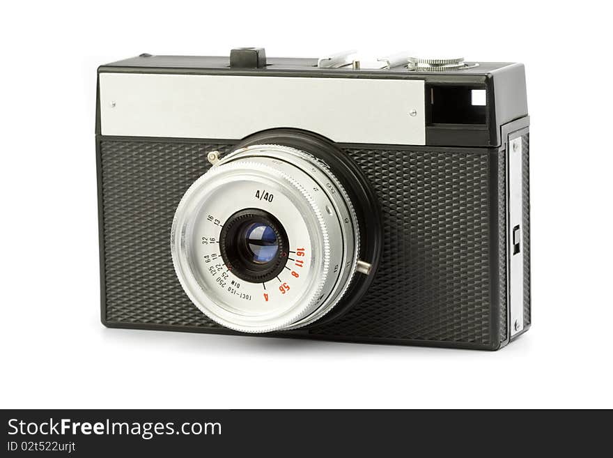 Vintage snapshot 35mm film camera. Vintage snapshot 35mm film camera