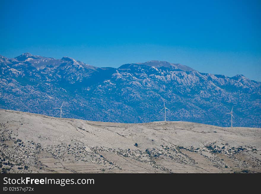 Beautiful bay and mountains