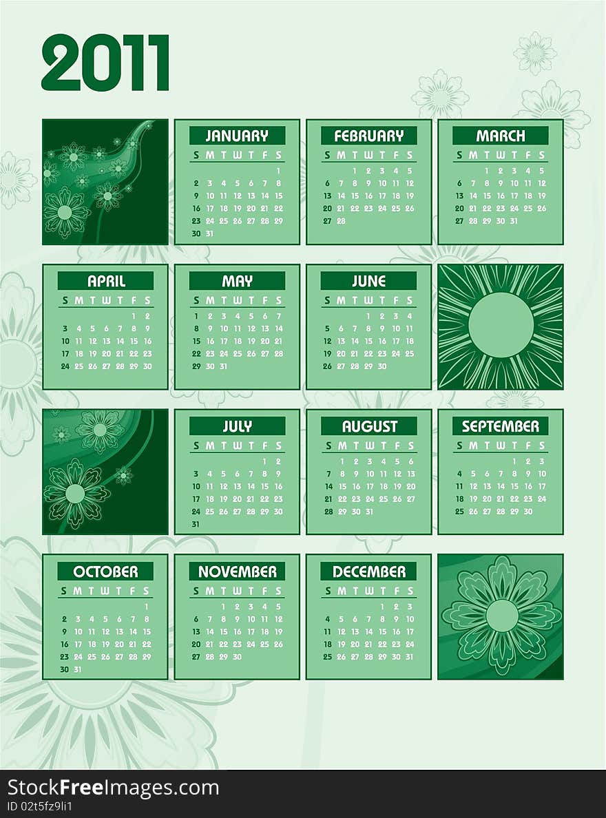 2011 Calendar.