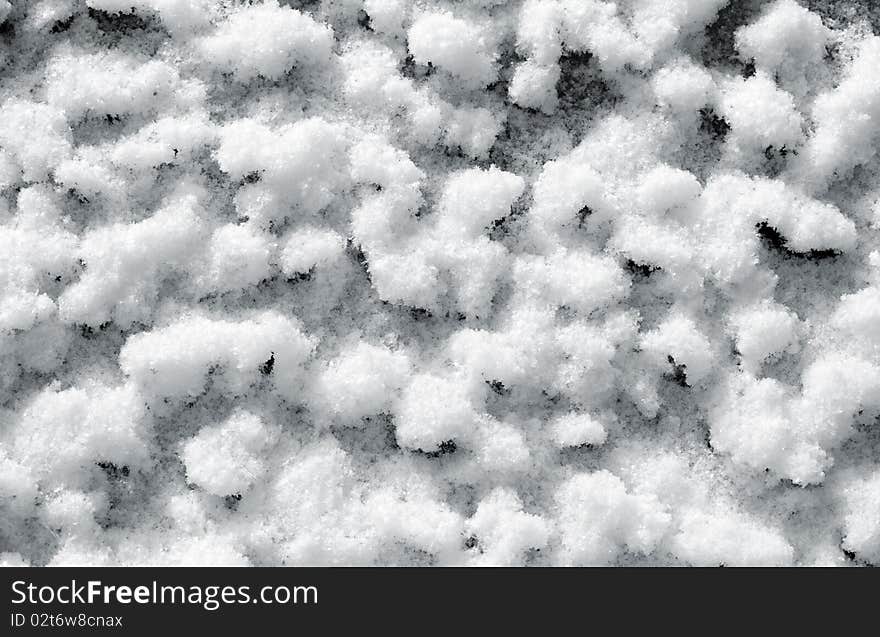 White snow texture, snow background