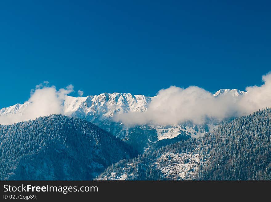 Rocky Peaks of Carpathian Mountains