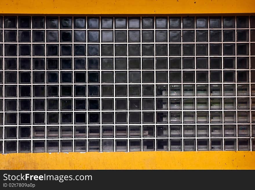 Pattern Of Glass Block Window