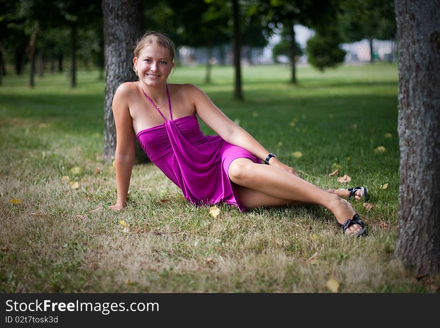 Girl in the park