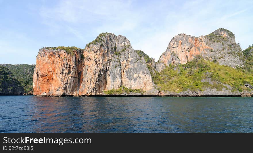 Beautiful bay of Phi Phi island. Beautiful bay of Phi Phi island