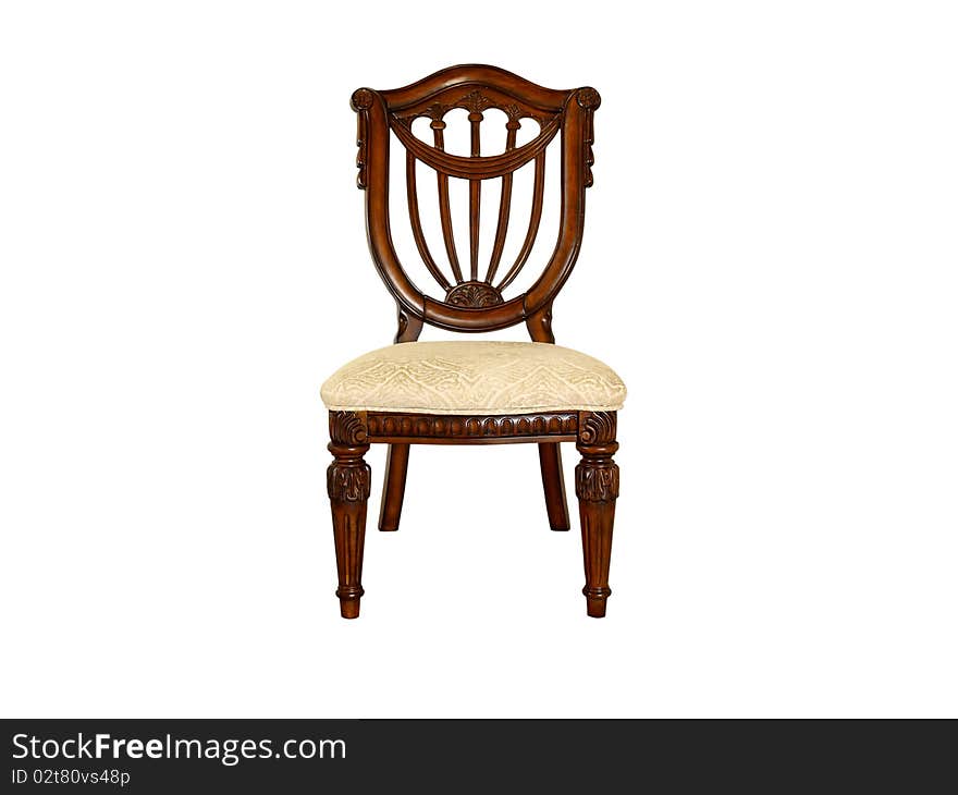 Wooden ornate chair