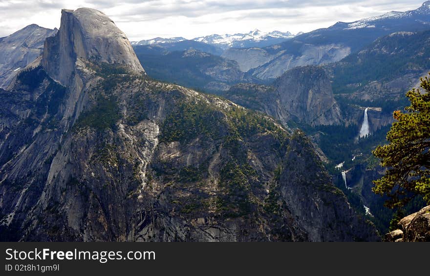 Half Dome And The Yosemite Valley