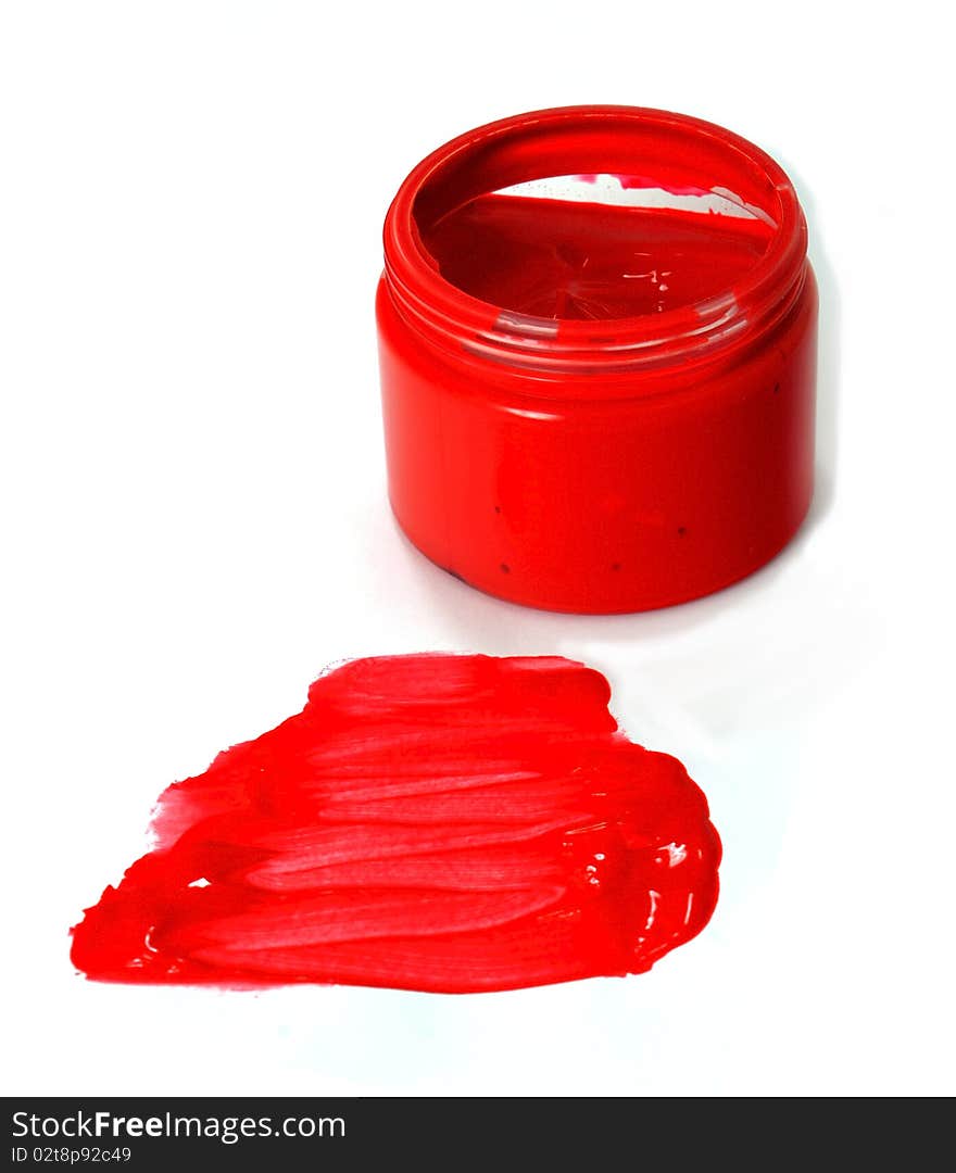 Red Finger Paint