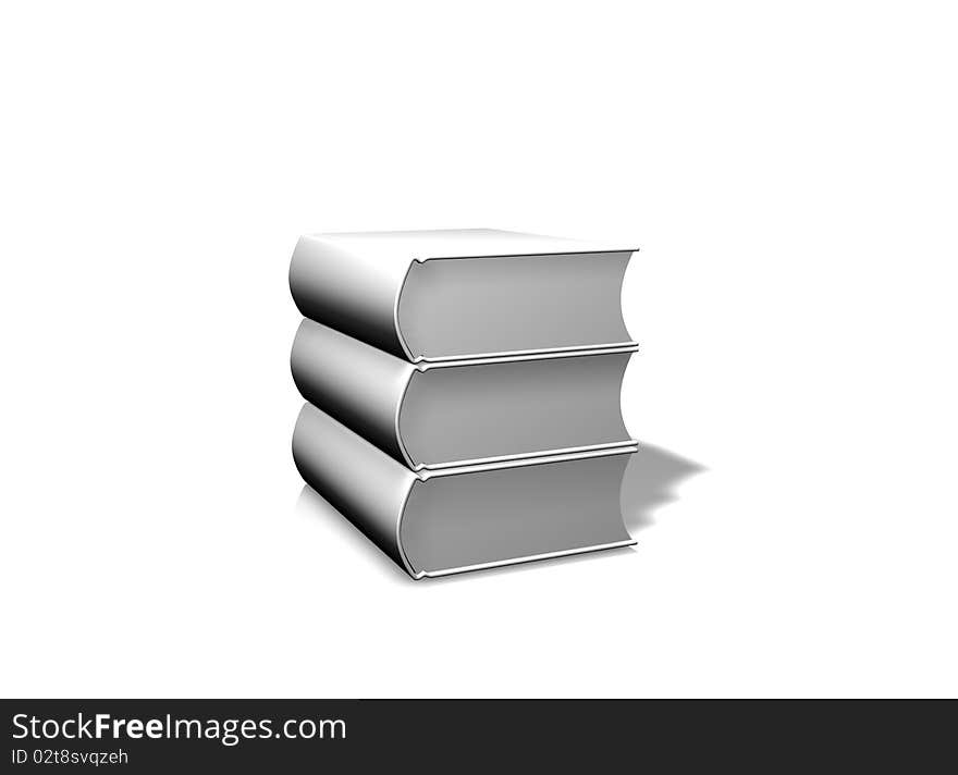 Pile Of White Books