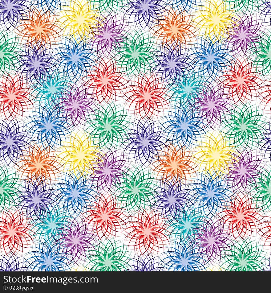 Seamless vivid pattern