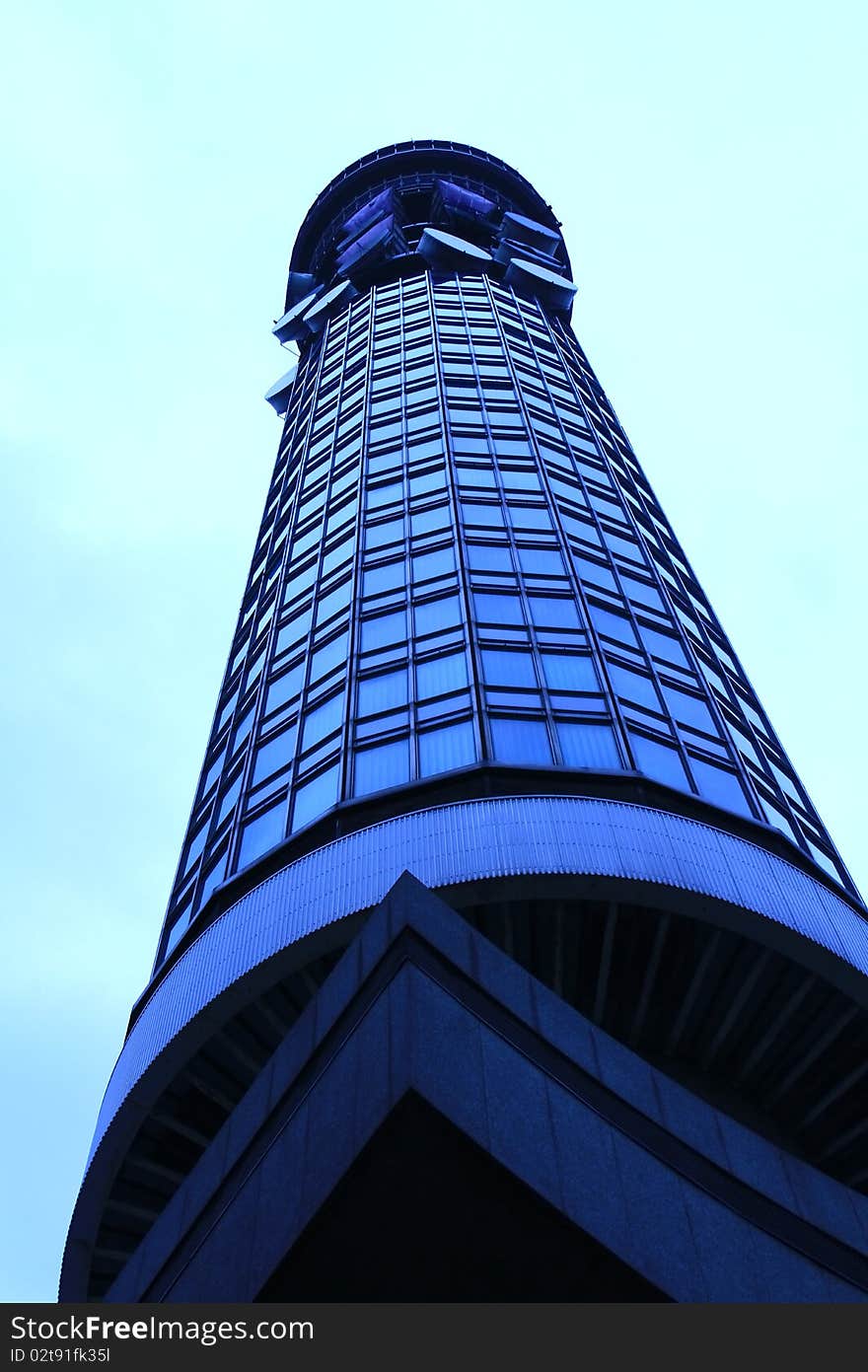 Image of just one successful financial building in London. Image of just one successful financial building in London