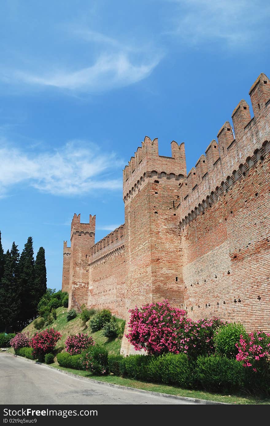 Blue Sky And Castle