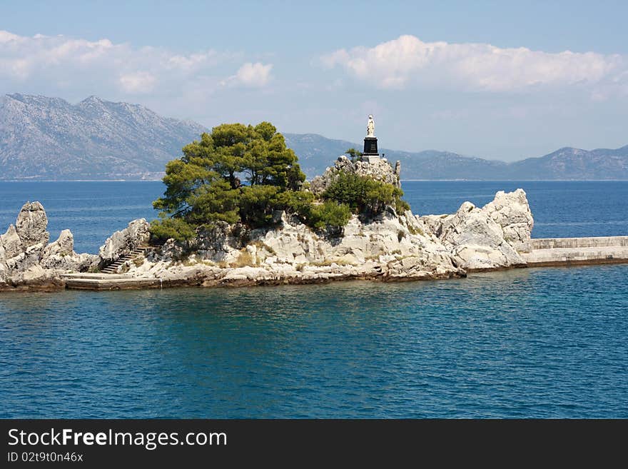 Coast of Trpanj in Croatia