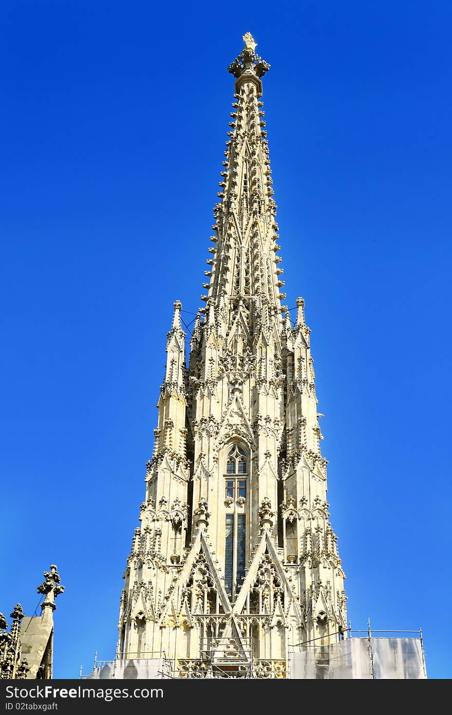 Details of the St. Stephen Cathedral's roof,Vienna, Austria.