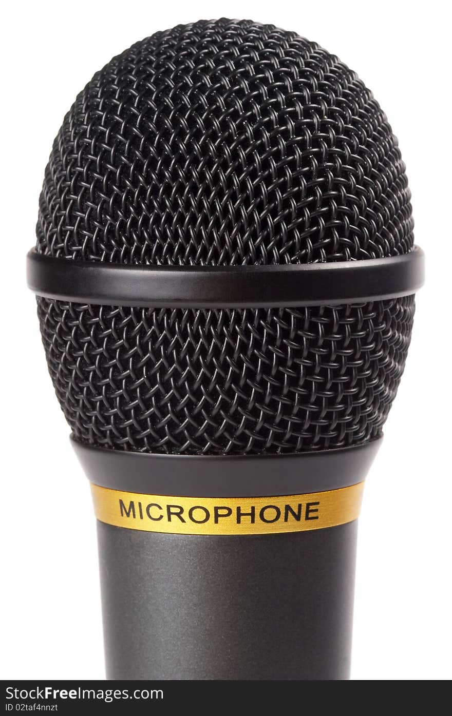 Black Wireless Microphone