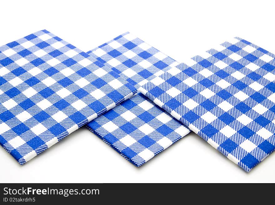 Blue whiteness table cloth