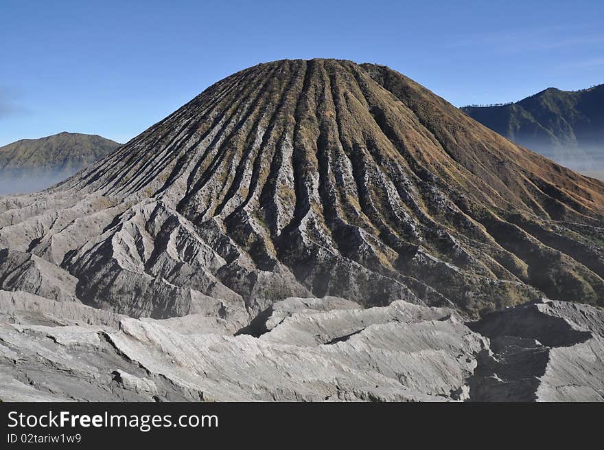 Volcano in Gunung Bromo valley