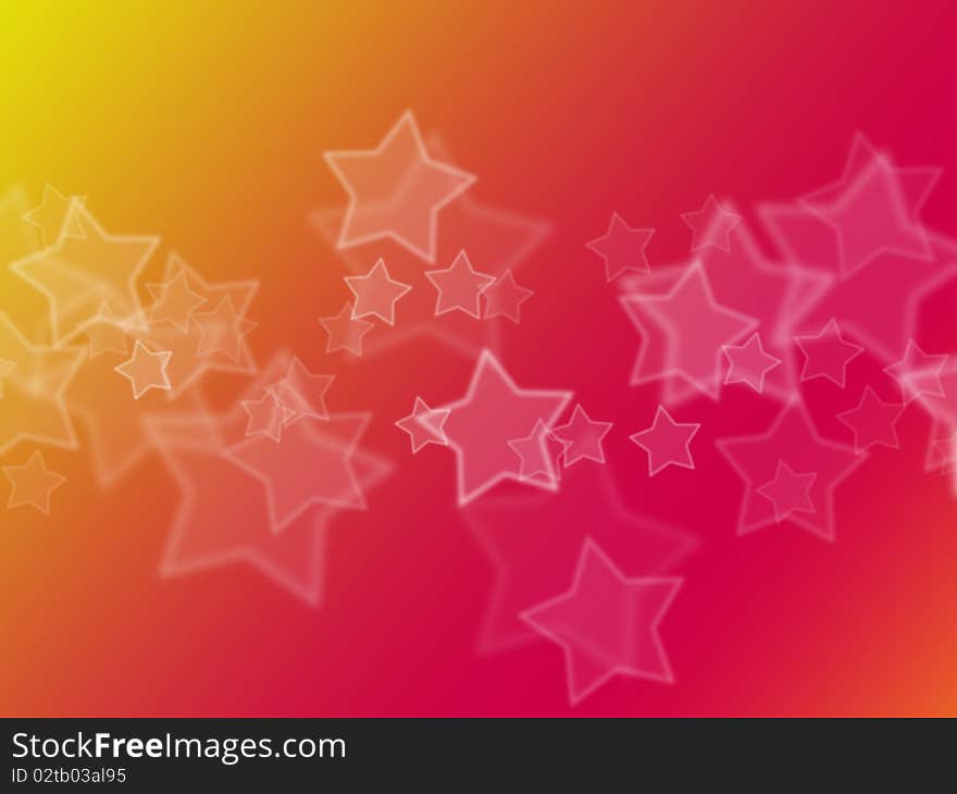 Abstract glowing figures on a colorful background. Abstract glowing figures on a colorful background