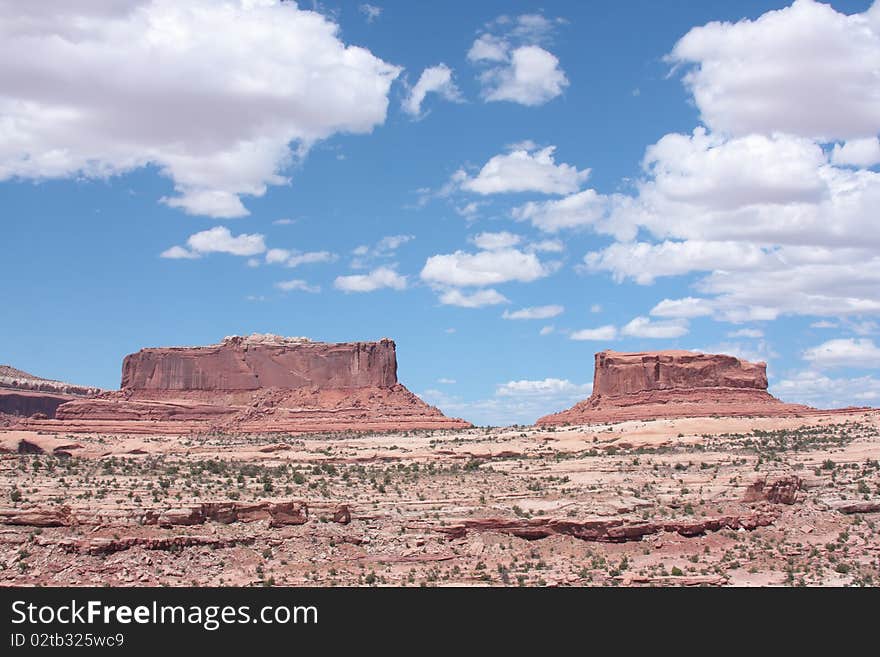 Red rocks Utah landscape near Moab