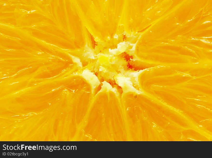 Background from ripe large oranges