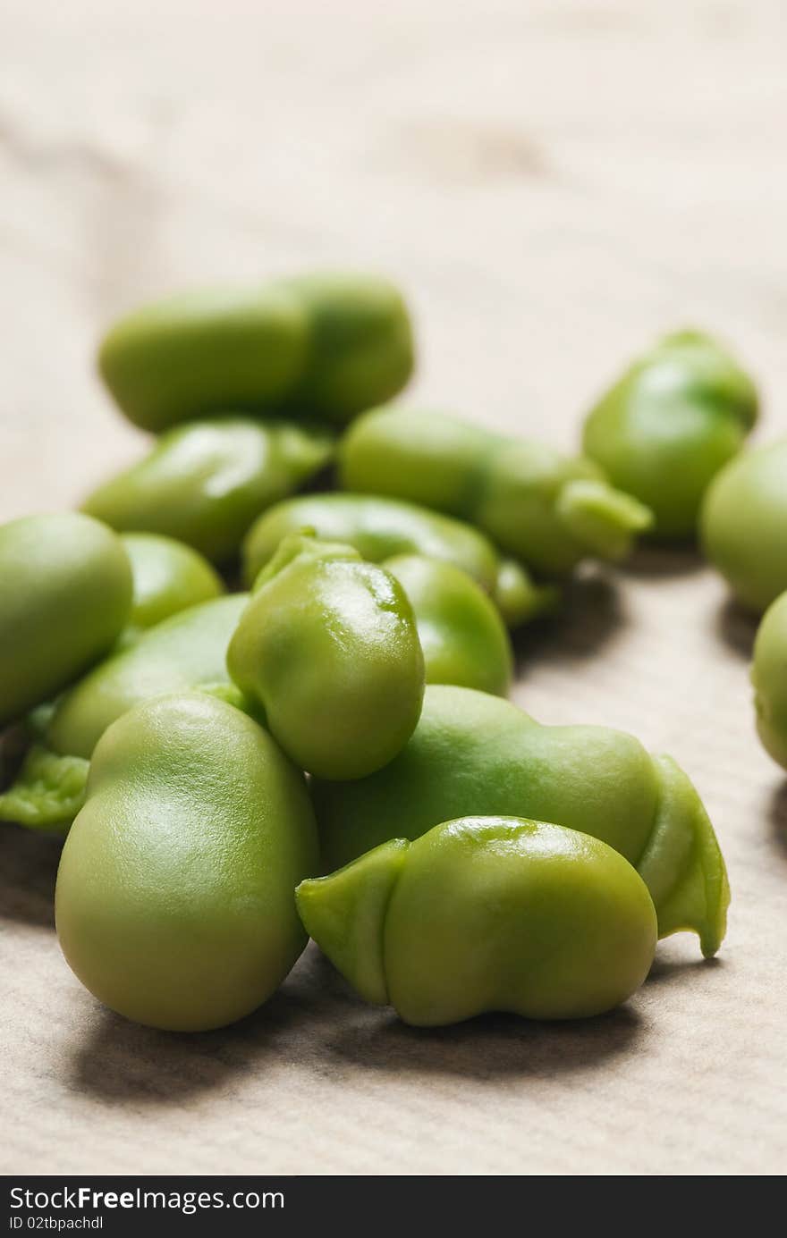 Close up of fresh peas