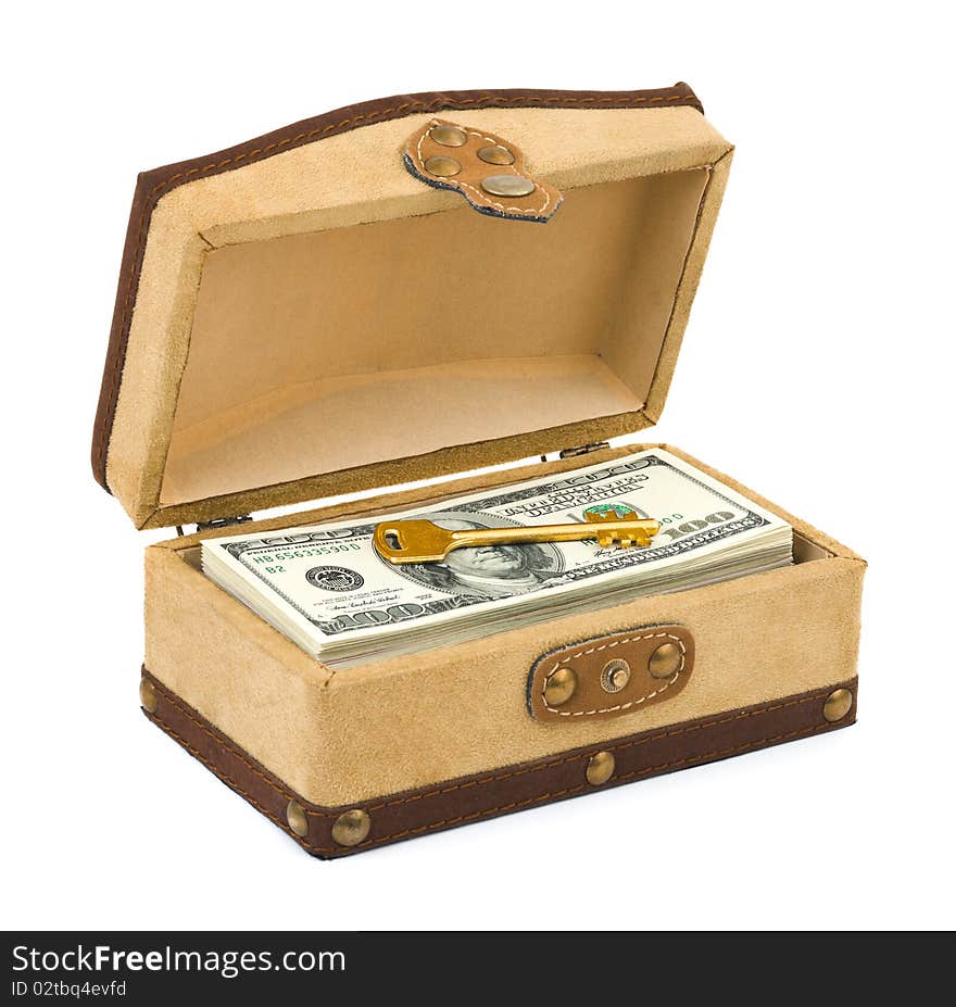 Money And Key In Box