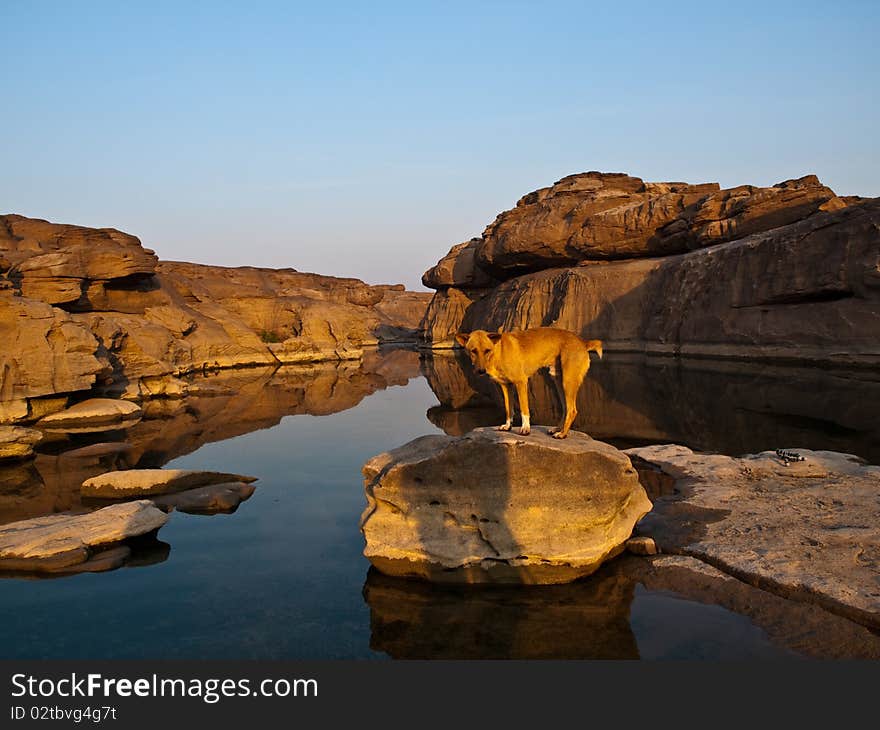 Sampanbok Ubonratchathani - The amazing greatest islet in Thailand. Sampanbok Ubonratchathani - The amazing greatest islet in Thailand.