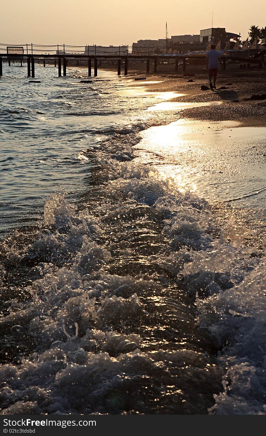 Sunset On The Beach