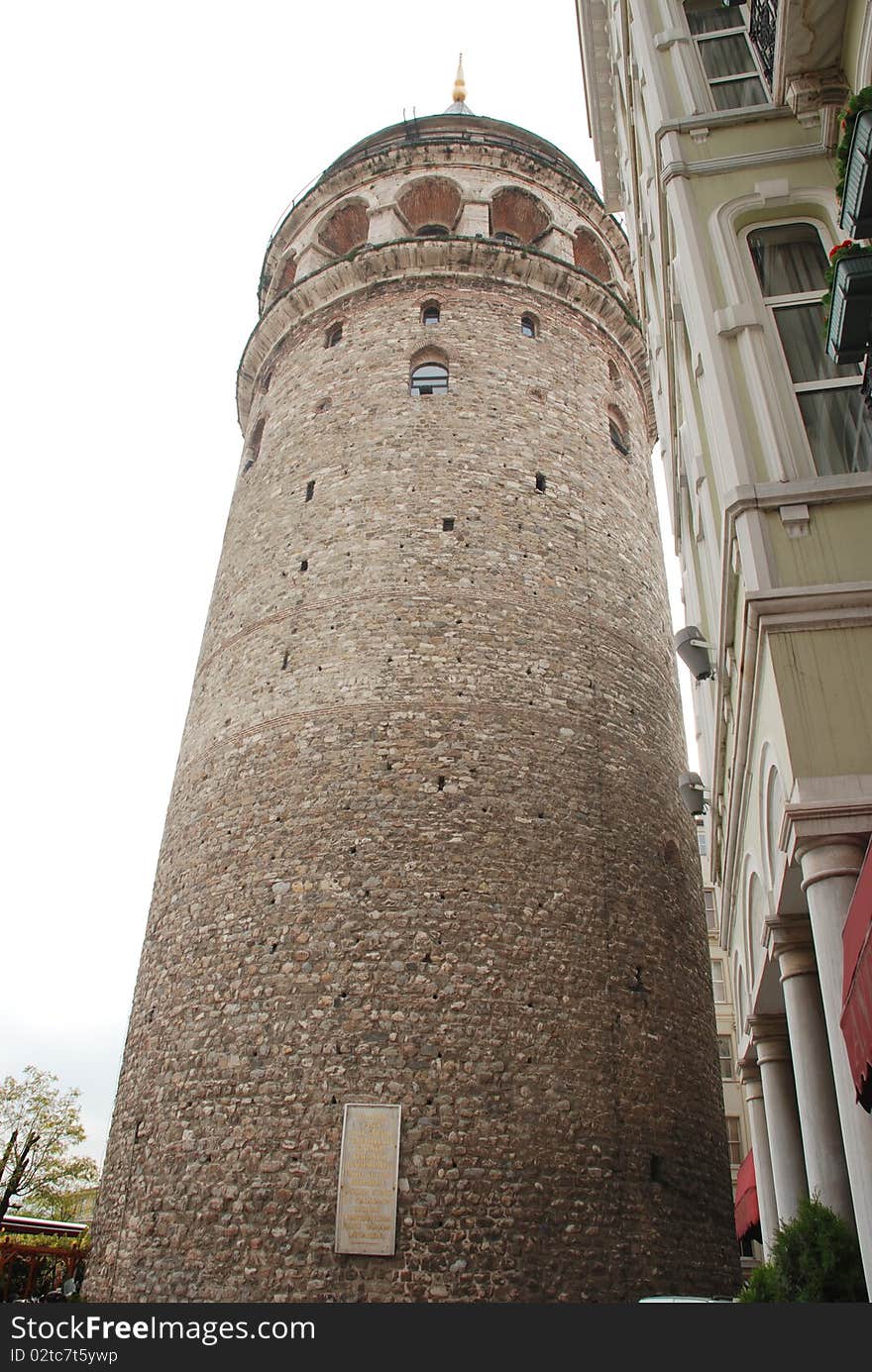 Galata tower to İstanbul Turkey