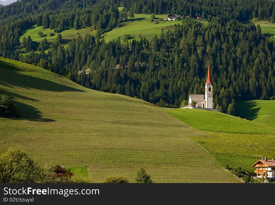 Church in the mountains