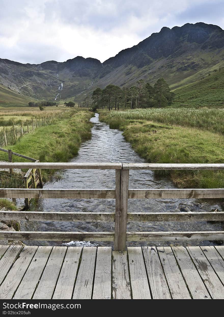 Buttermere lake district cumbria mountain view