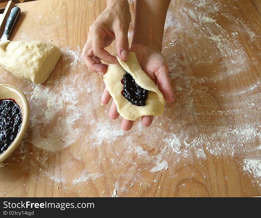 Making cakes