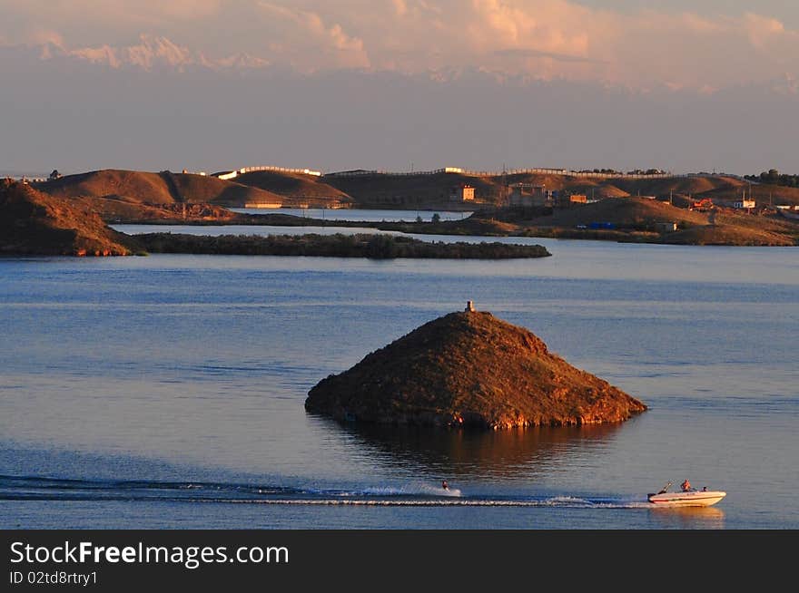 Kapshagai lake