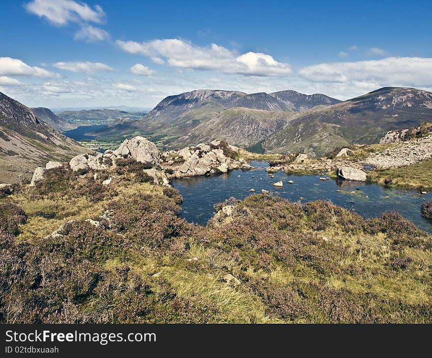 Lake District Cumbria Mountain View