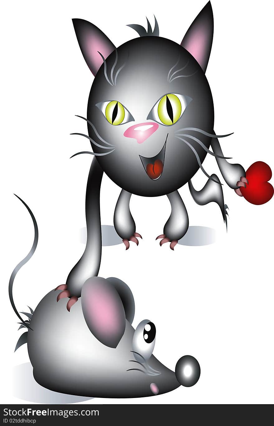 Love of the cat and mouse.