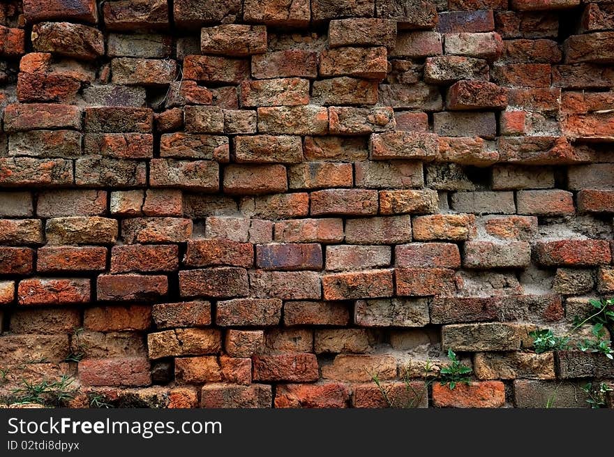 Old stone fortification background view